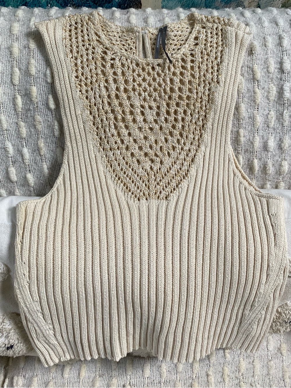 {Anthropologie} Ribbed Sweater Vest